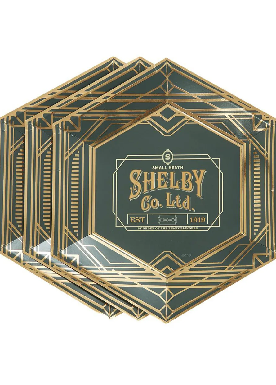 Talerzyki papierowe SHELBY Peaky Blinders (8szt.)