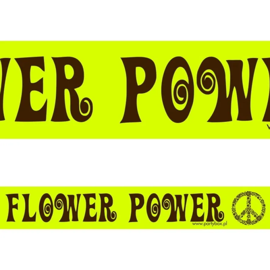 Taśma imprezowa FLOWER POWER