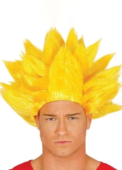 Żółta peruka ANIME Dragon Ball