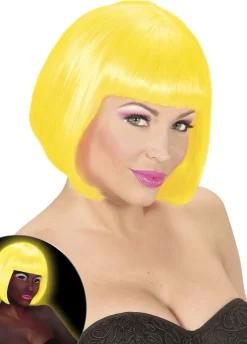 Żółta peruka BOB NEON