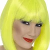 Żółta peruka GLAM z grzywką