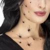 Tatuaże zmywalne na Halloween PAJĄKI makijaż halloweenowy