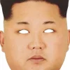 Tekturowa maska KIM DZONG UN maska polityka