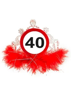 Tiara ZNAK 40 korona na 40 urodziny