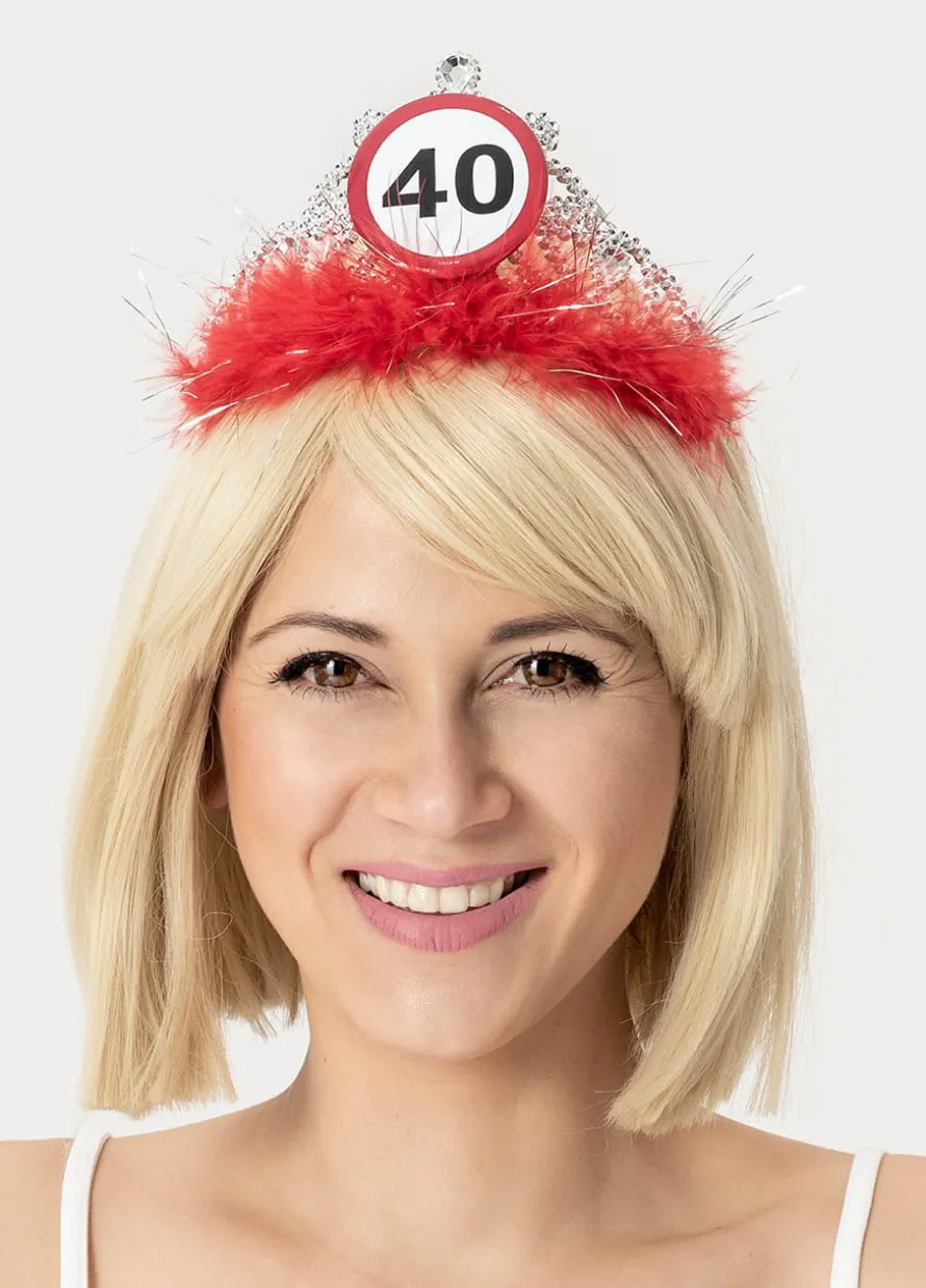Tiara ZNAK 40 korona na 40 urodziny