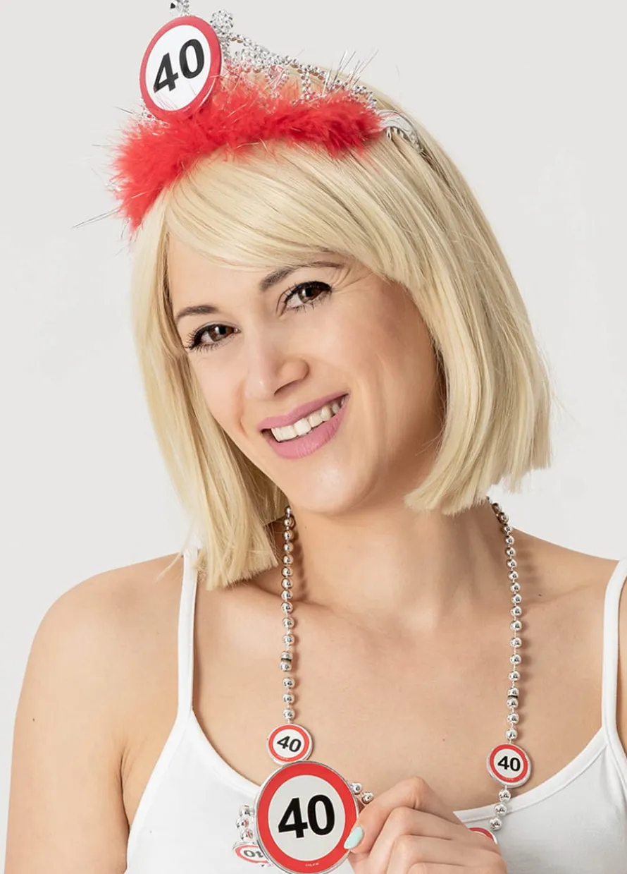 Tiara ZNAK 40 korona na 40 urodziny