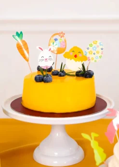 Topper na tort dekoracja na Wielkanoc 5szt.