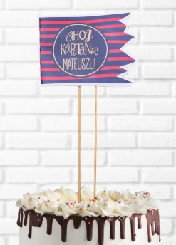 Topper na tort URODZINY PIRACKIE