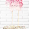 Topper personalizowany BABY SHOWER GIRL