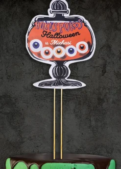 Topper personalizowany HOKUS POKUS ozdoba na Halloween
