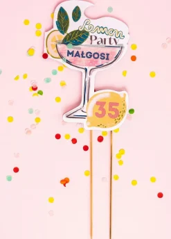 Topper personalizowany LEMON PARTY