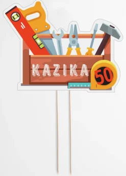 Topper personalizowany na TORT DLA MAJSTERKOWICZA