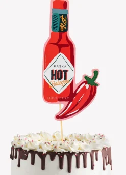 Topper personalizowany na tort HOT BABECZKA