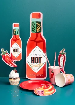 Topper personalizowany na tort HOT BABECZKA