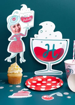 Topper personalizowany na tort BIBA