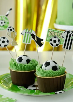 Toppery na tort FOOTBALL 6 szt.