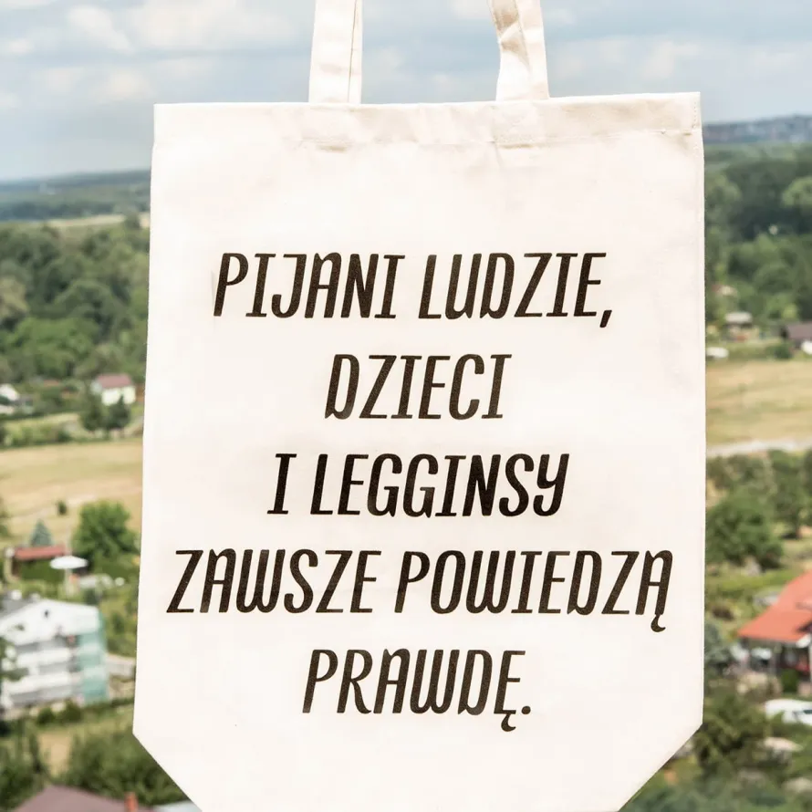 Torba bawełniana z nadrukiem PRAWDA