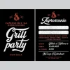 Urodzinowe zaproszenia na grilla GRILL PARTY