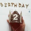 Świeczki HAPPY BIRTHDAY złote świeczki