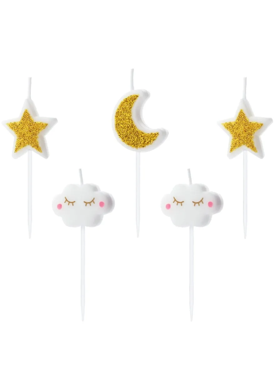 Świeczki na tort LITTLE STAR (5szt.)