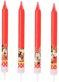 Świeczki urodzinowe MYSZKA MINNIE (4szt.)