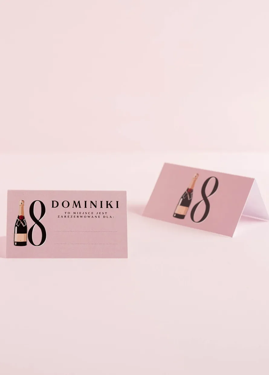 Winietki na 18 urodziny personalizowane (15szt.)