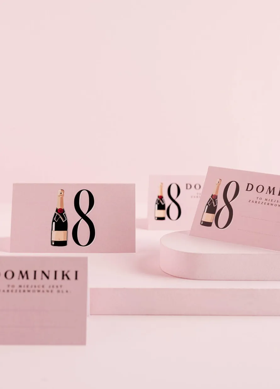Winietki na 18 urodziny personalizowane (15szt.)