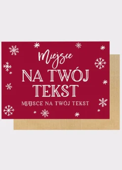 Świąteczna tablica powitalna TWÓJ TEKST
