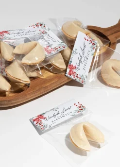 Świąteczne ciasteczka z wróżbą WESOŁYCH ŚWIĄT personalizowane
