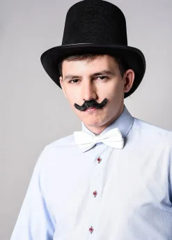 Wąsy sztuczne ZESTAW różne rodzaje (6szt.)