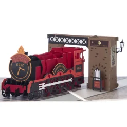 Wyskakująca kartka dla fana Harry'ego Pottera HOGWARTS EXPRESS
