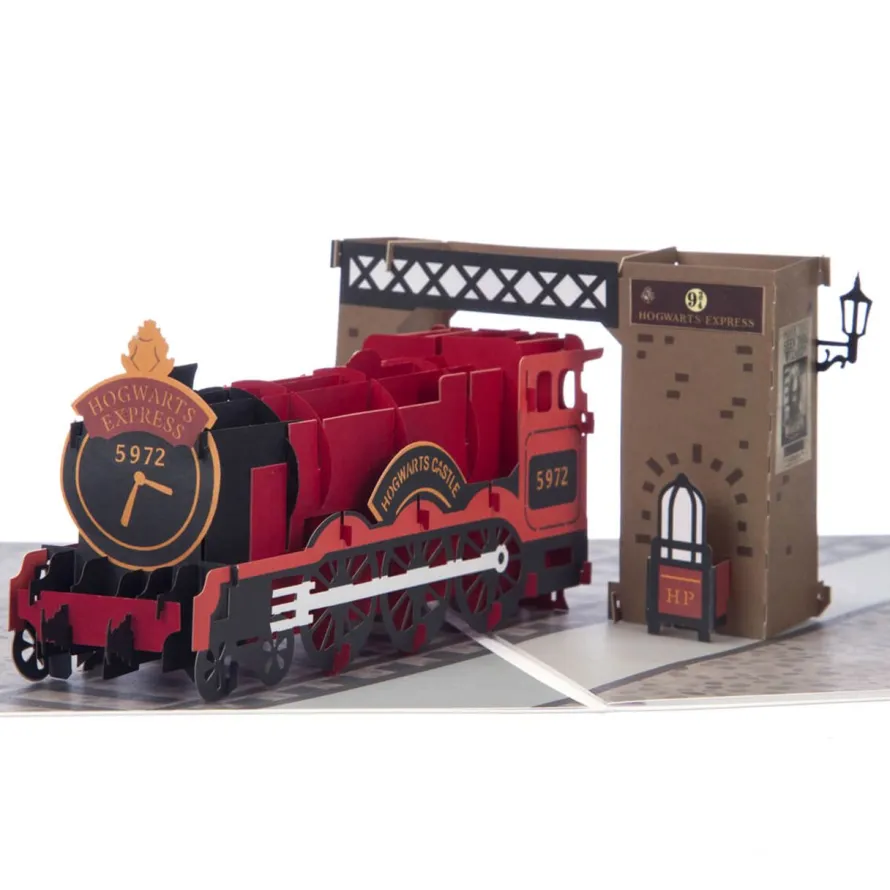 Wyskakująca kartka dla fana Harry'ego Pottera HOGWARTS EXPRESS