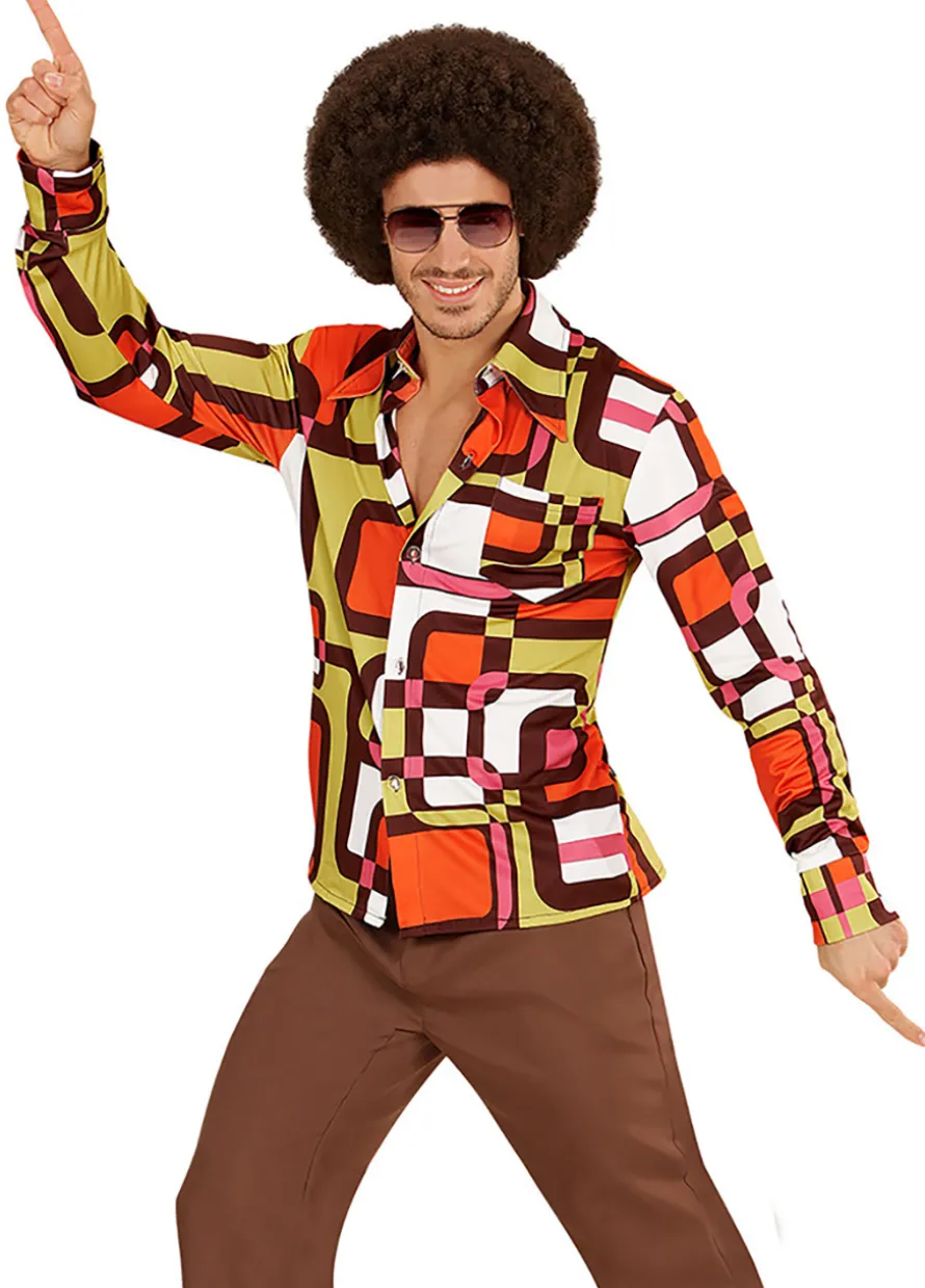 Wzorzysta koszula DISCO