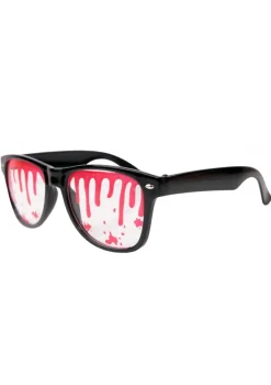 Zakrwawione okulary na HALLOWEEN