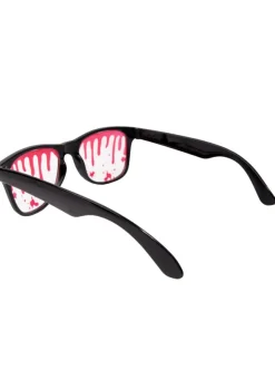 Zakrwawione okulary na HALLOWEEN