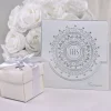 Zaproszenia komunijne ORNAMENT srebrny (10szt.)