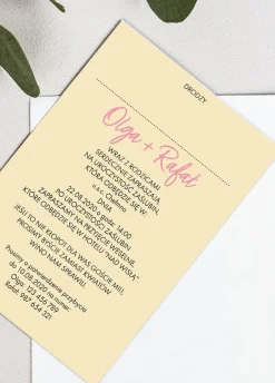 Zaproszenia ślubne śmieszne RAZEM WYMIATAMY personalizowane