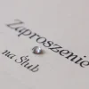 Zaproszenia ślubne z kokardą (10szt.)