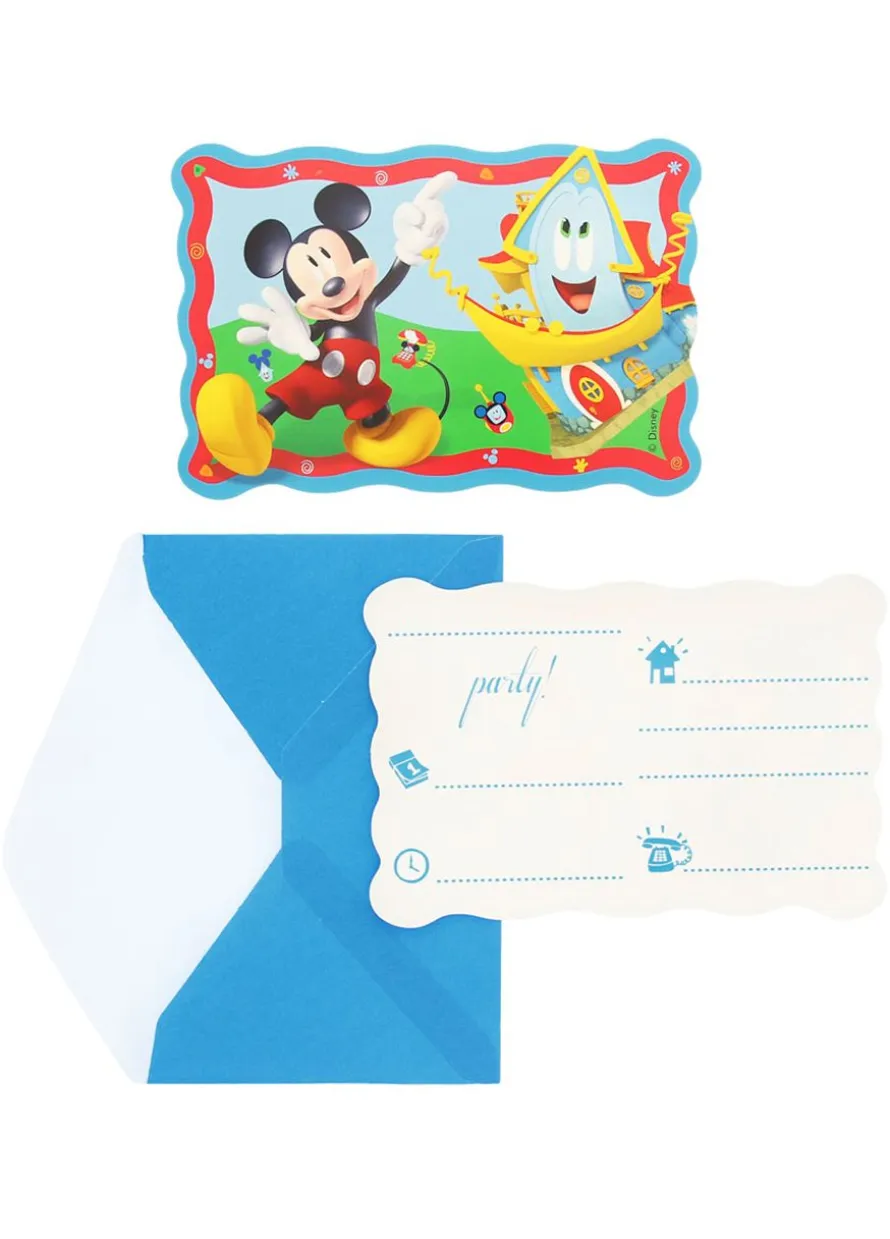 Zaproszenia MYSZKA MICKEY I PRZYJACIELE (6szt.)
