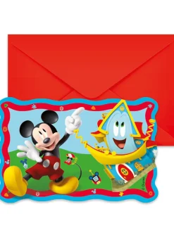 Zaproszenia MYSZKA MICKEY I PRZYJACIELE (6szt.)