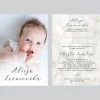 Zaproszenia na chrzciny ZE ZDJĘCIEM personalizowane zaproszenia