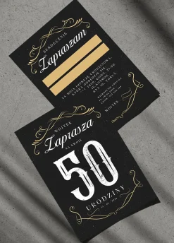 Zaproszenia na 50 URODZINY mężczyzny