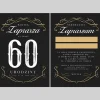 Zaproszenia na 60 URODZINY mężczyzny