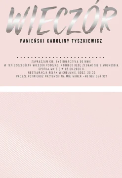 Zaproszenia na wieczór panieński HEN PARTY