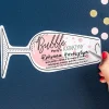 Zaproszenia na wieczór panieński BUBBLE PARTY (6szt.)