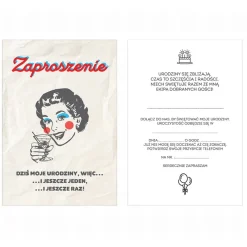 Zaproszenia personalizowane TWOJE URODZINY