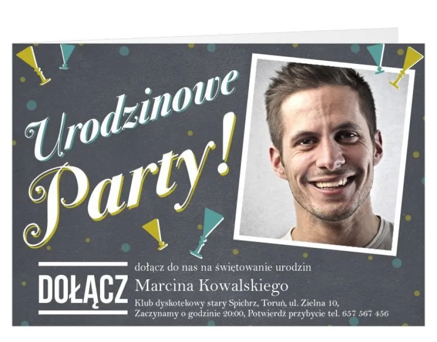 Zaproszenia personalizowane PARTY