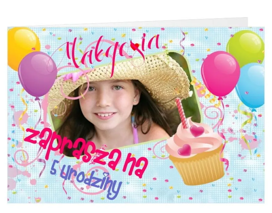 Zaproszenia personalizowane URODZINOWE