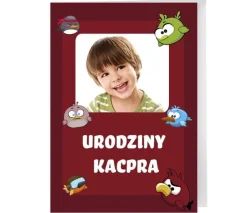 Zaproszenia personalizowane ze zdjęciem PTASZKI