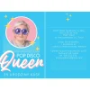 Zaproszenia urodzinowe personalizowane POP DISCO QUEEN zaproszenia ze zdjęciem